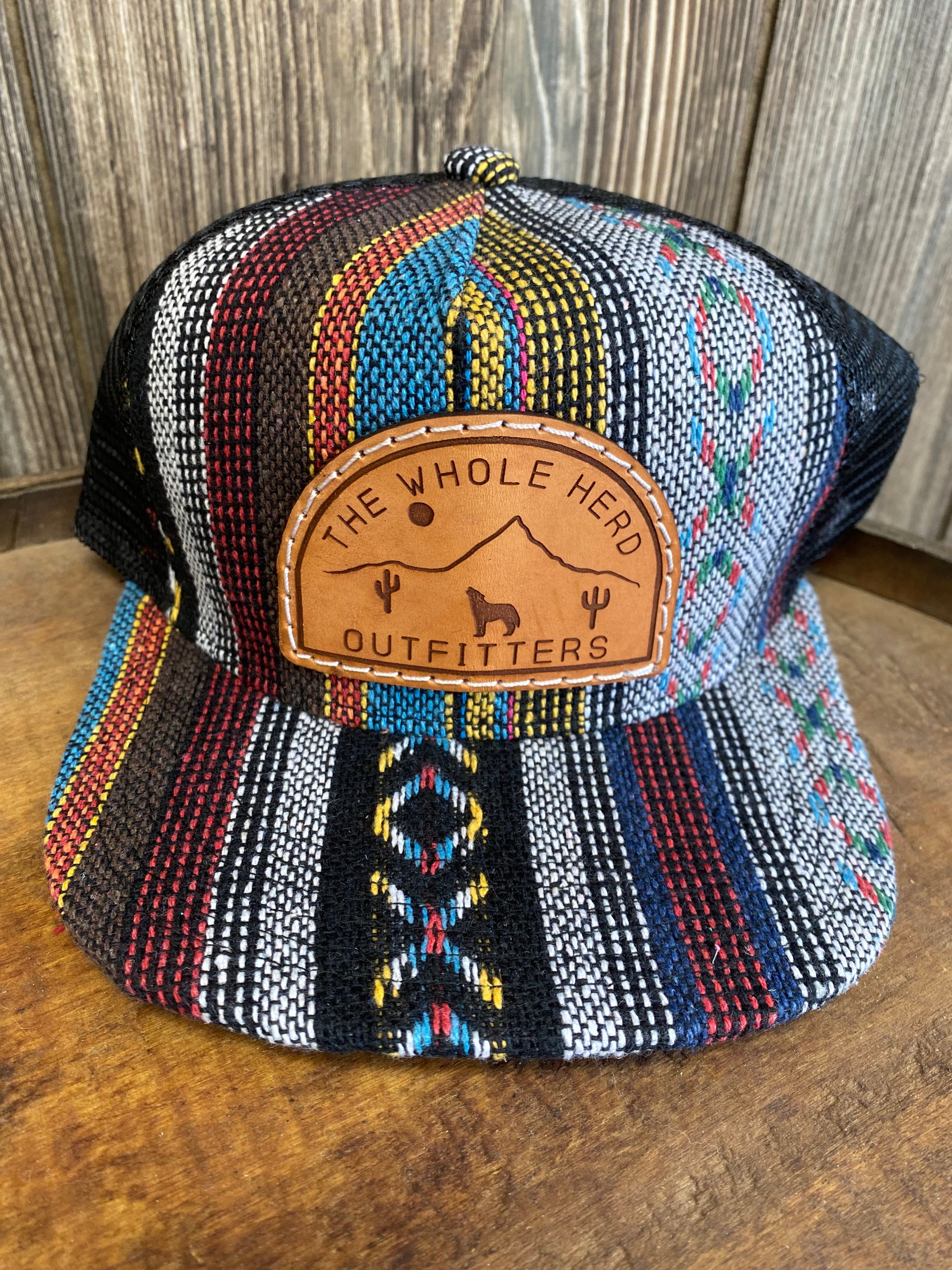 The Whole Herd Outfitters Leather Patch Hat JAM Feeds