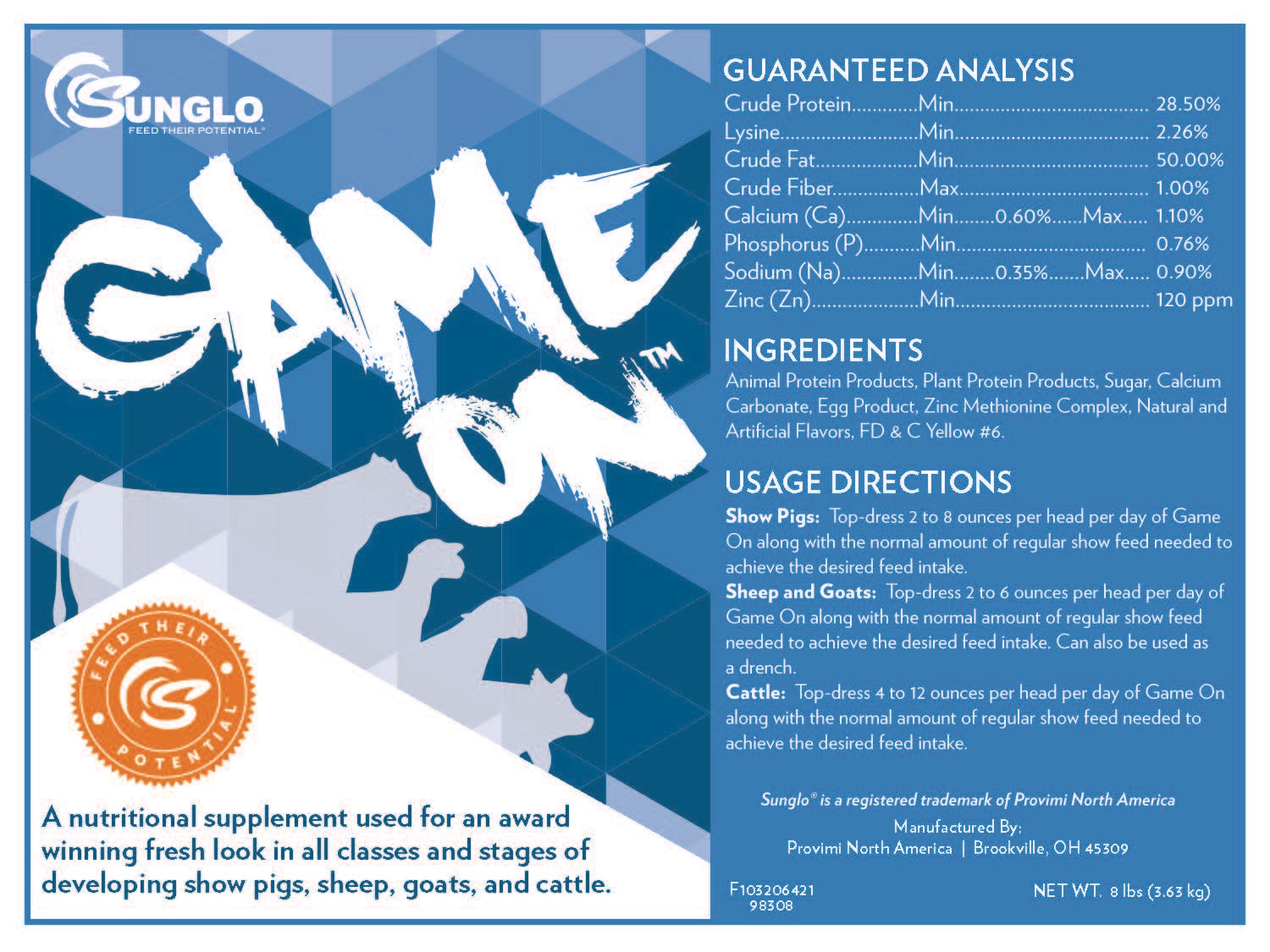 Sunglo Game On 20lb Bucket JAM Feeds