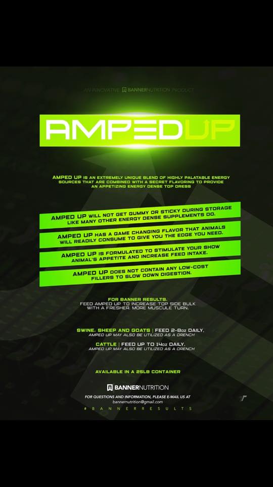 Banner Nutrition Amped Up JAM Feeds